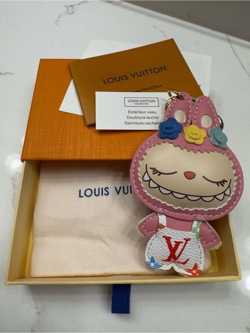 LV Labubu Keychain